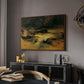 Wildbach (Wild Stream) - Floater Framed Canvas Print