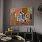 The Piano Lesson, 1923 - Floater Framed Canvas Print