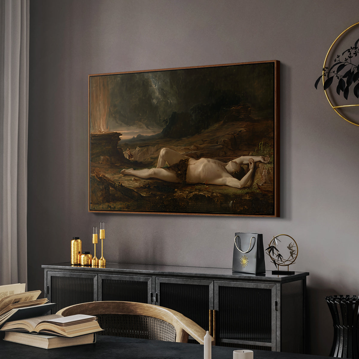 The Dead Abel, 1832 - Floater Framed Canvas Print