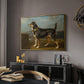 A Terrier in a Landscape, c. 1811 - Floater Framed Canvas Print