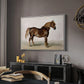 A Cart-Horse - Floater Framed Canvas Print