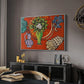 Still Life with a Magnolia (Nature morte au magnolia), 1941 - Floater Framed Canvas Print