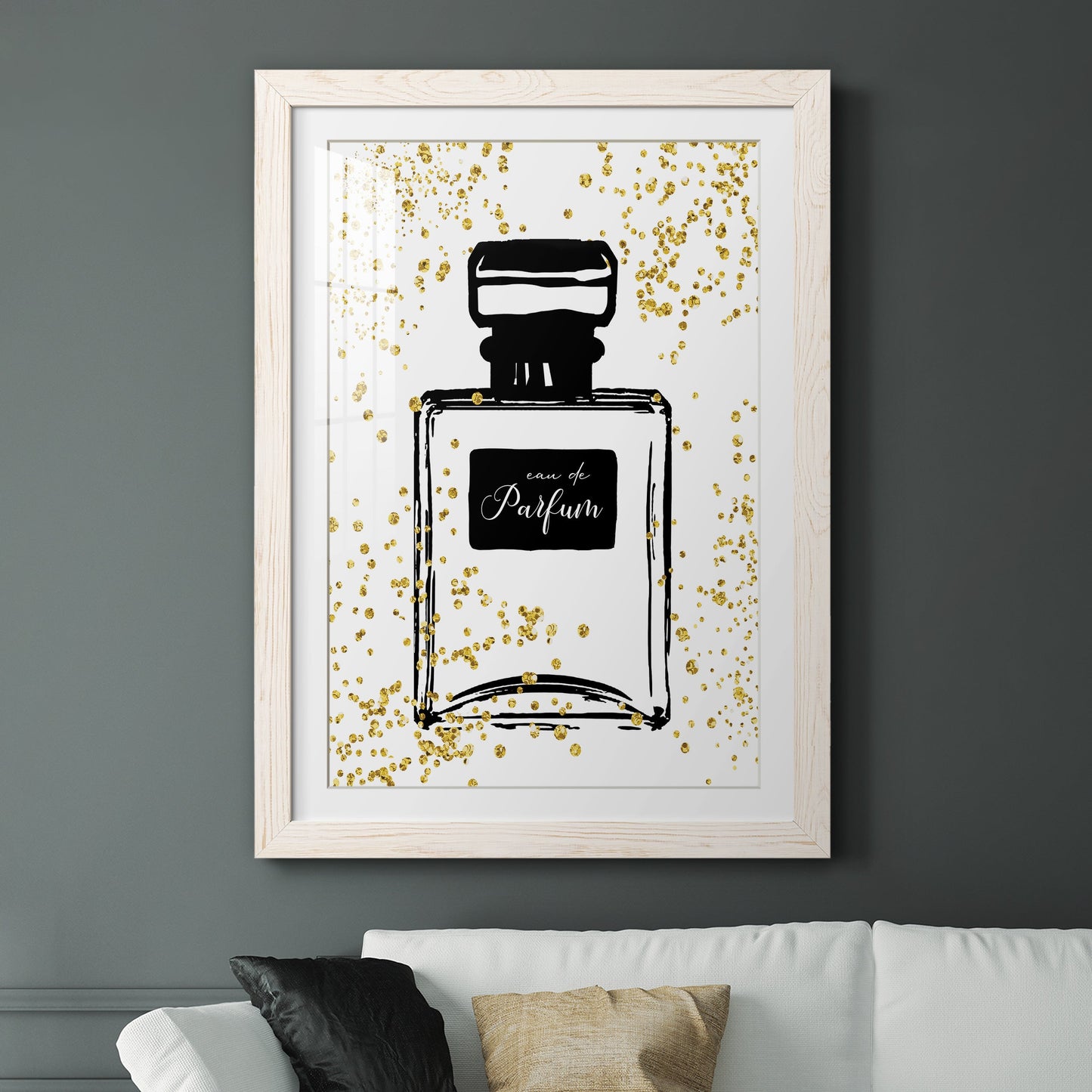 Glitter Perfume II - Premium Framed Print - Distressed Barnwood Frame - Ready to Hang