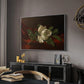 Magnolia on Red Velvet, c. 1885-1890 - Floater Framed Canvas Print