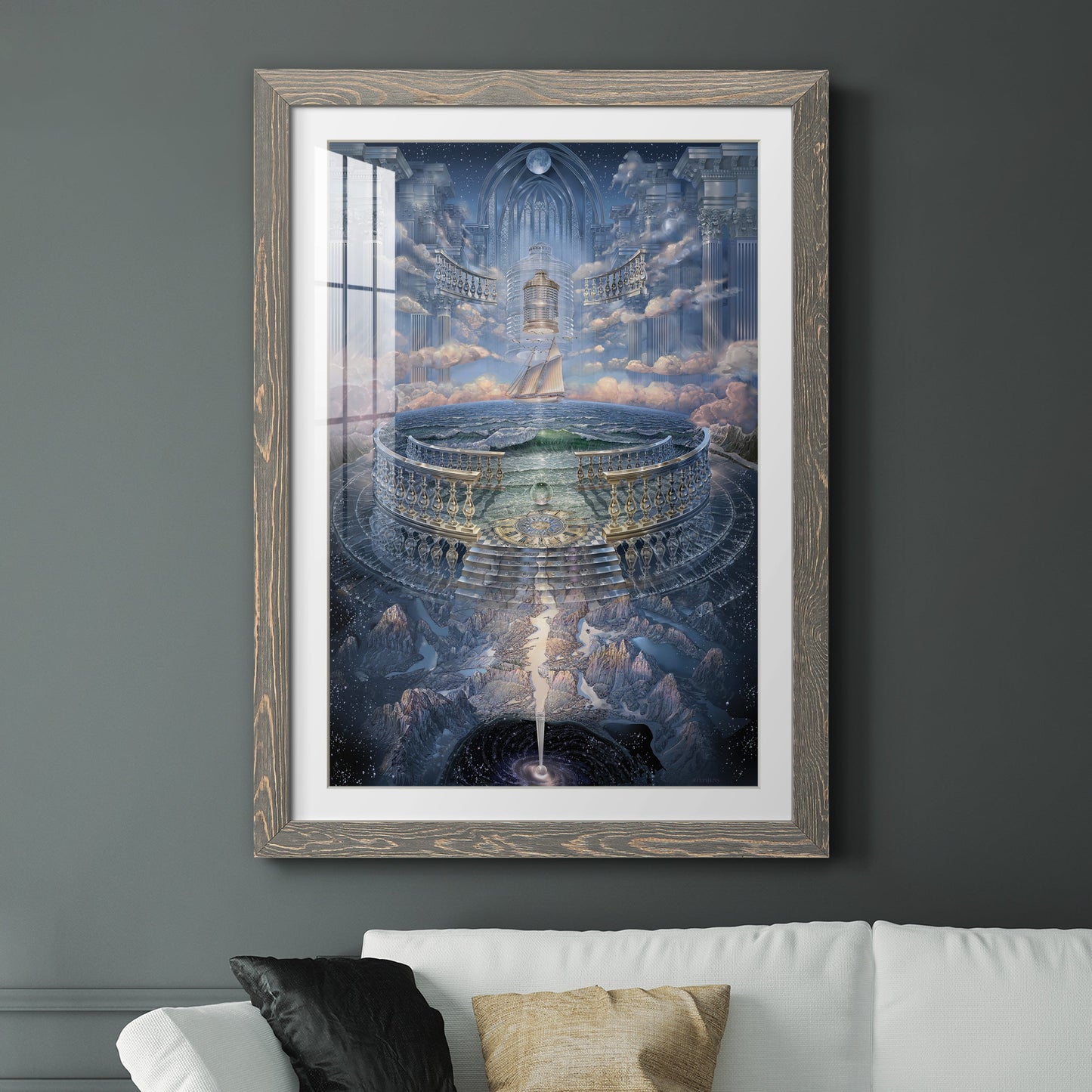 Solace II - Premium Framed Print - Distressed Barnwood Frame - Ready to Hang