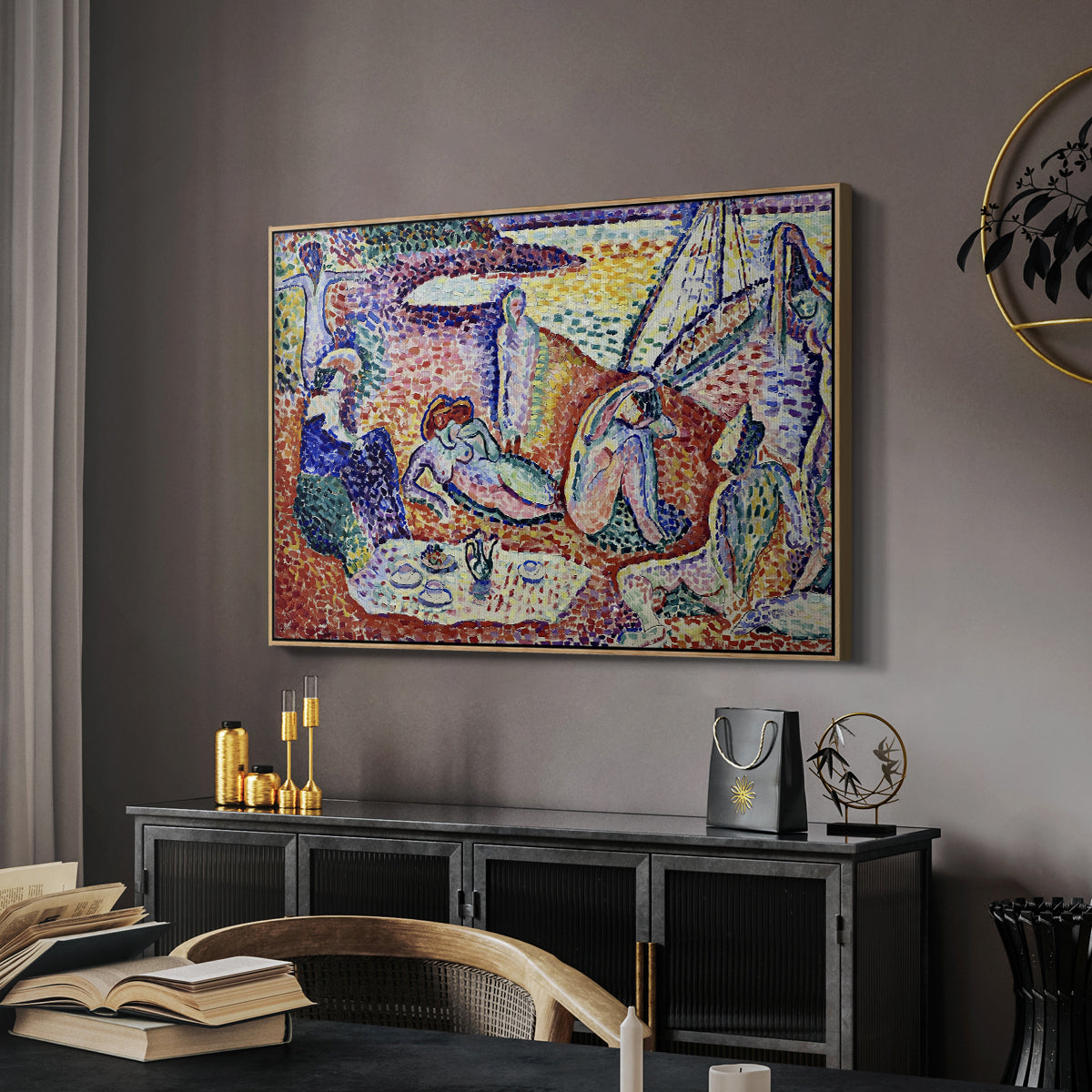 Luxe, Calme et Volupté, 1904 - Floater Framed Canvas Print
