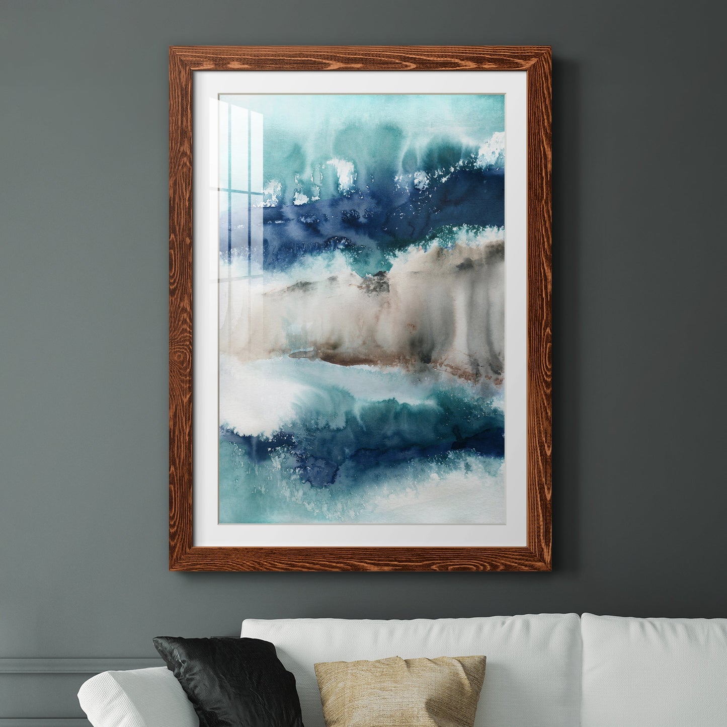 Shifting Sands - Premium Framed Print - Distressed Barnwood Frame - Ready to Hang