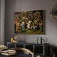 The Wedding Dance, c. 1566 - Floater Framed Canvas Print