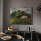 Farmhouse with Meadow Flowers, 1909 - Floater Framed Canvas Print