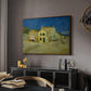 The Yellow House (The Street), 1888 - Floater Framed Canvas Print