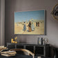 View from the Desert of Cairo with Citadel and Mamluk Tombs in the Background, c. 1889-1890 - Floater Framed Canvas Print