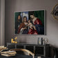 Madonna and Child with Saints Dorothy and George, c. 1516 - Floater Framed Canvas Print