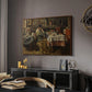 The Meal (De maaltijd), c. 1885 - Floater Framed Canvas Print