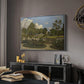 The Painter's Garden at Saint-Privé, 1886 - Floater Framed Canvas Print