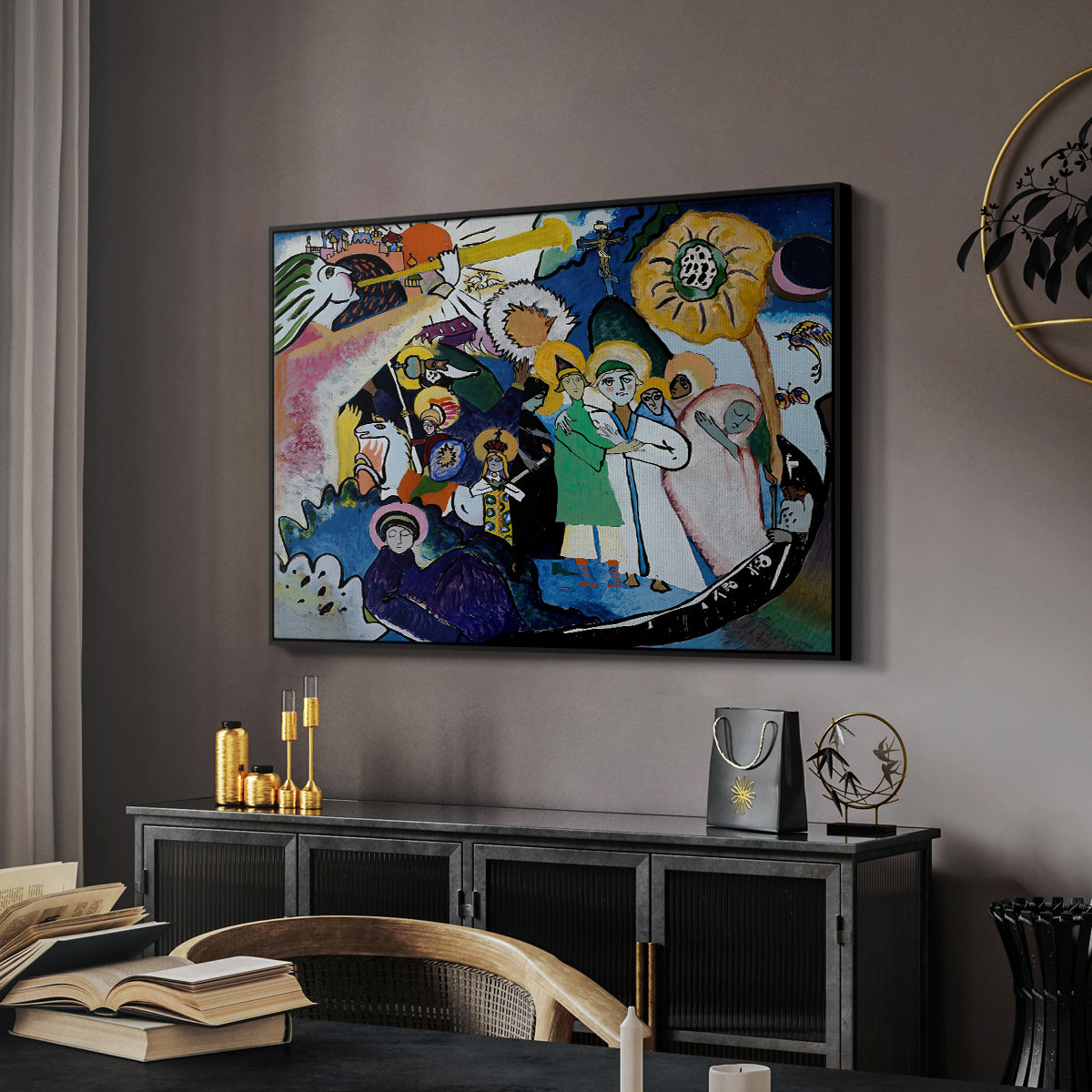 All Saints Day I, 1911 - Floater Framed Canvas Print