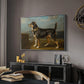 A Terrier in a Landscape, c. 1811 - Floater Framed Canvas Print