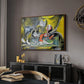 Still Life with Cat and Lobster, 1962 - Floater Framed Canvas Print