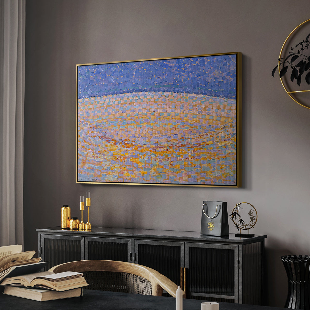 Dune III, 1909 - Floater Framed Canvas Print