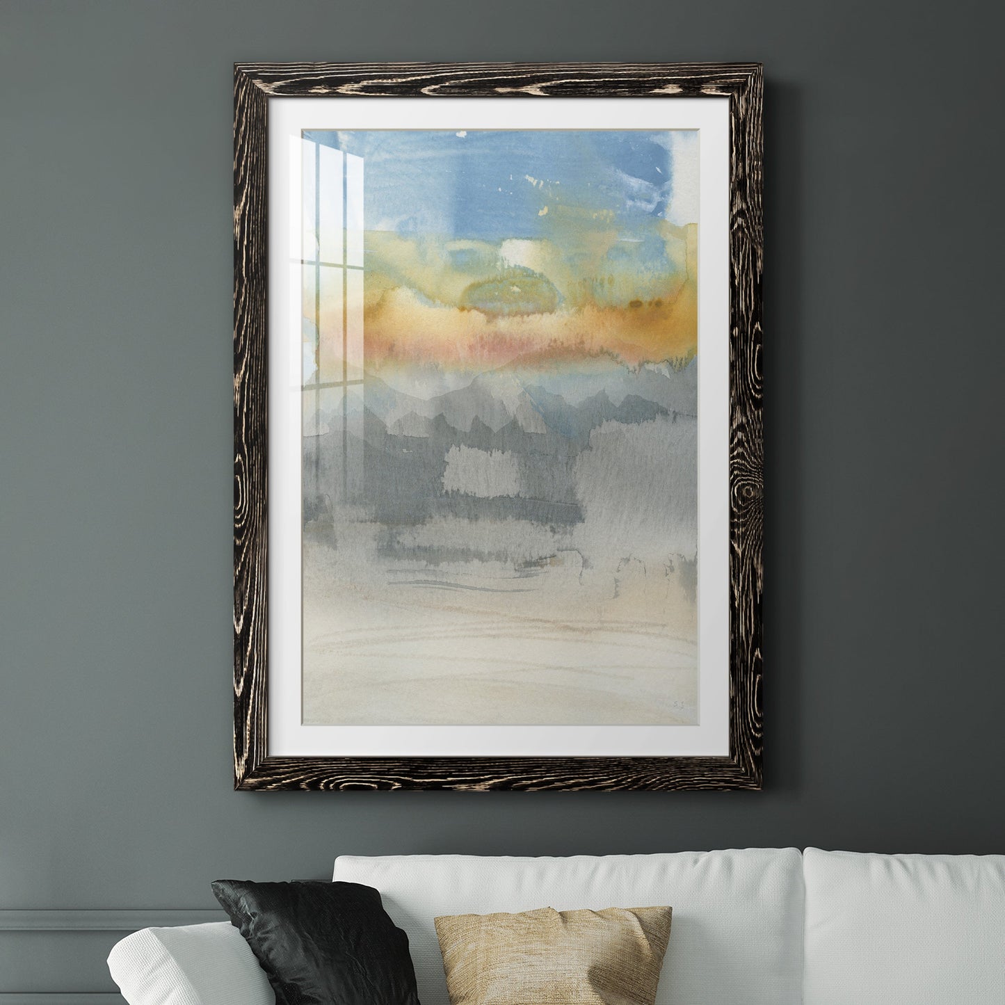 High Desert Sunset II - Premium Framed Print - Distressed Barnwood Frame - Ready to Hang