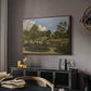 The Painter's Garden at Saint-Privé, 1886 - Floater Framed Canvas Print