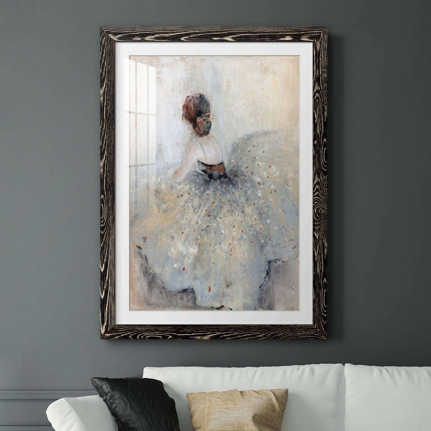 At A Glance - Premium Framed Print - Distressed Barnwood Frame - Ready to Hang