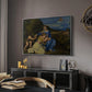 The Aldobrandini Madonna, 1532 - Floater Framed Canvas Print