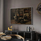The Studio of Ferdinand De Braekeleer I, Father of the Painter, c. 1873-1885 - Floater Framed Canvas Print