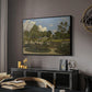 The Painter's Garden at Saint-Privé, 1886 - Floater Framed Canvas Print
