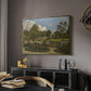 The Painter's Garden at Saint-Privé, 1886 - Floater Framed Canvas Print