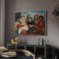 Mary and Child with Saints Stephen, Jerome and Maurice, c. 1510 - Floater Framed Canvas Print