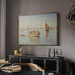 Concarneau, Quiet Morning, Opus 219, 1891 - Floater Framed Canvas Print
