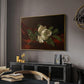 Magnolia on Red Velvet, c. 1885-1890 - Floater Framed Canvas Print
