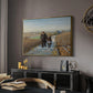 The Old Man and the Child, 1888 - Floater Framed Canvas Print