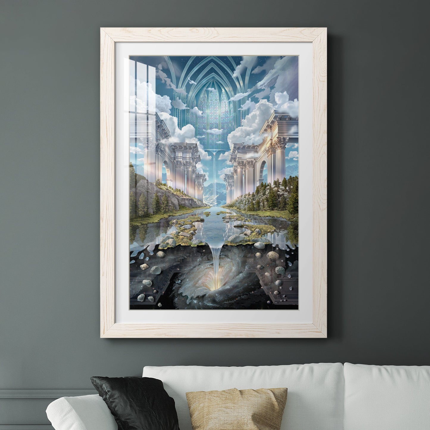 Genesis II - Premium Framed Print - Distressed Barnwood Frame - Ready to Hang