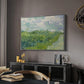 Green Wheat Field, Auvers, 1890 - Floater Framed Canvas Print