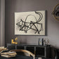 Study of a Cat (Étude de chat), 1946 - Floater Framed Canvas Print