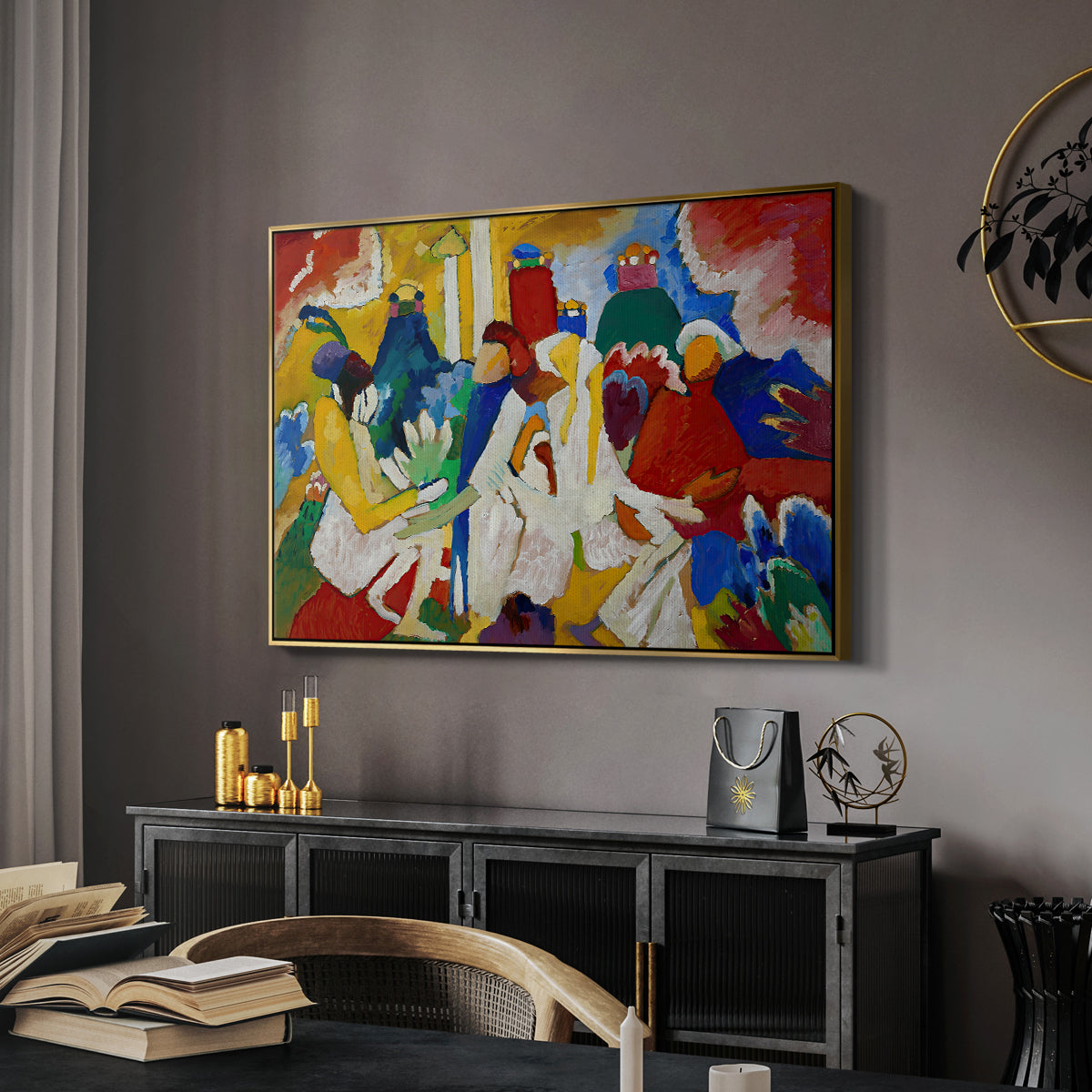 Oriental, 1909 - Floater Framed Canvas Print
