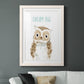 Dream Big Owl - Premium Framed Print - Distressed Barnwood Frame - Ready to Hang