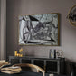 Goat's Skull, Bottle and Candle, 1952 - Floater Framed Canvas Print