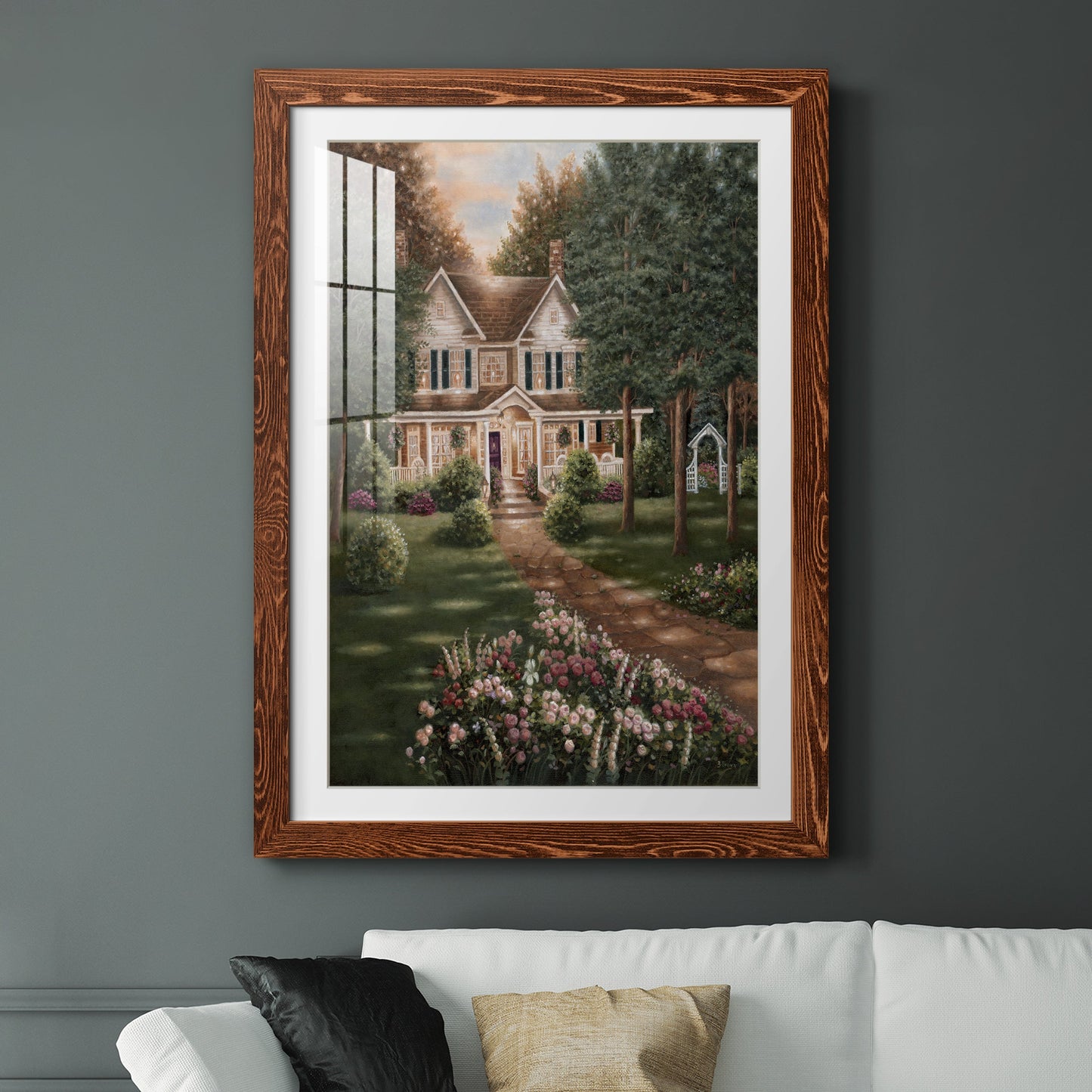 Carolina Evening I - Premium Framed Print - Distressed Barnwood Frame - Ready to Hang