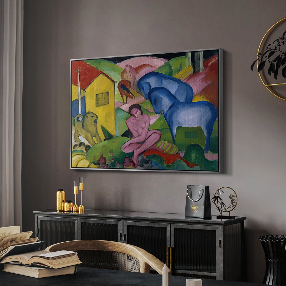 The Dream, 1912 - Floater Framed Canvas Print