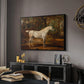 Grey Arabian Stallion, Property of Sir Watkin Williams-Wynn, c. 1817 - Floater Framed Canvas Print
