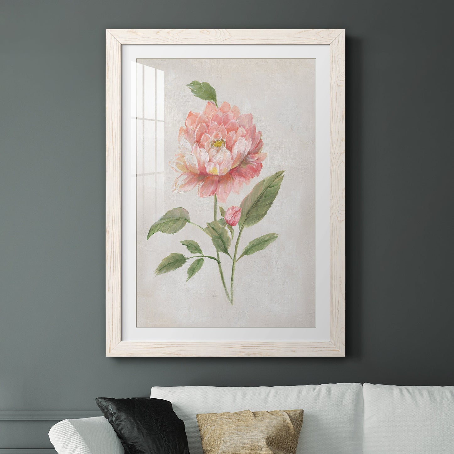 Grandiflora III - Premium Framed Print - Distressed Barnwood Frame - Ready to Hang