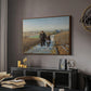 The Old Man and the Child, 1888 - Floater Framed Canvas Print
