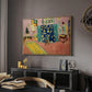 The Pink Studio (L'Atelier Rose), 1911 - Floater Framed Canvas Print