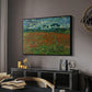 Field with Poppies, 1889 - Floater Framed Canvas Print