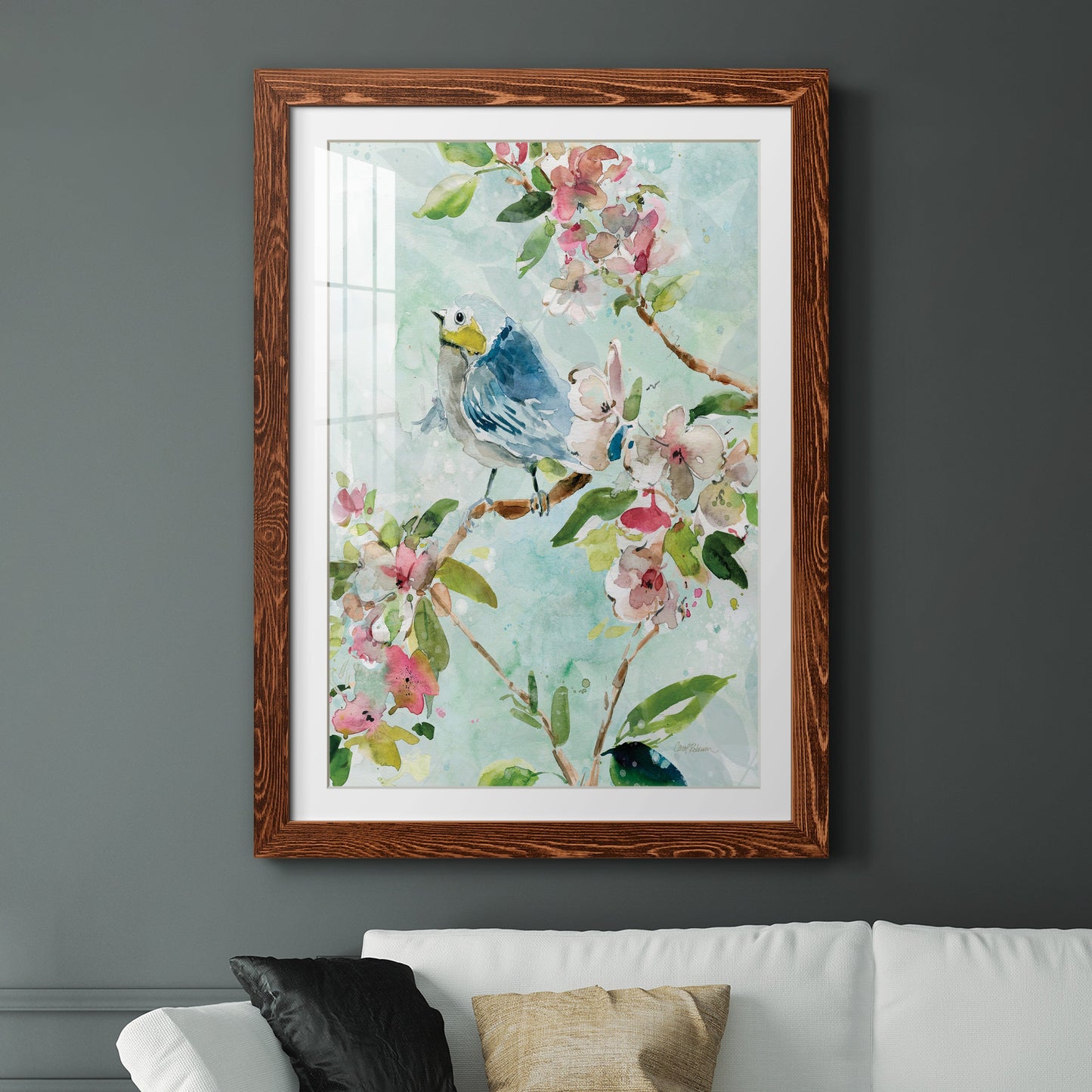 Asbury Garden Song II - Premium Framed Print - Distressed Barnwood Frame - Ready to Hang