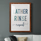 Lather Rinse Repeat - Premium Framed Print - Distressed Barnwood Frame - Ready to Hang