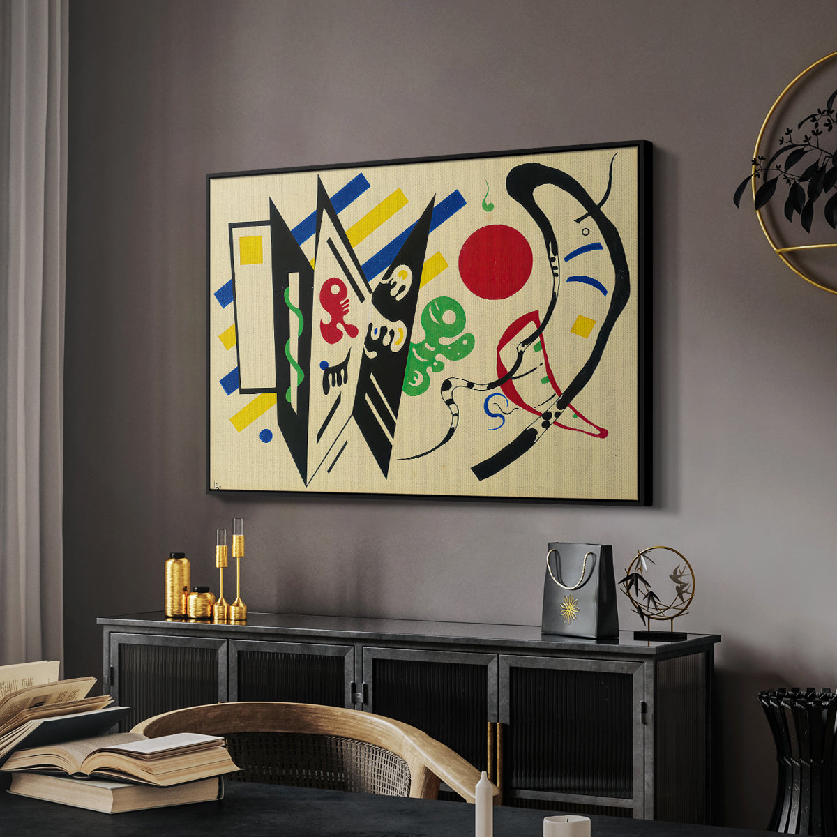 Reciprocity (Réciproque), 1935 - Floater Framed Canvas Print
