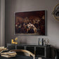 Funeral Feast, 1854 - Floater Framed Canvas Print